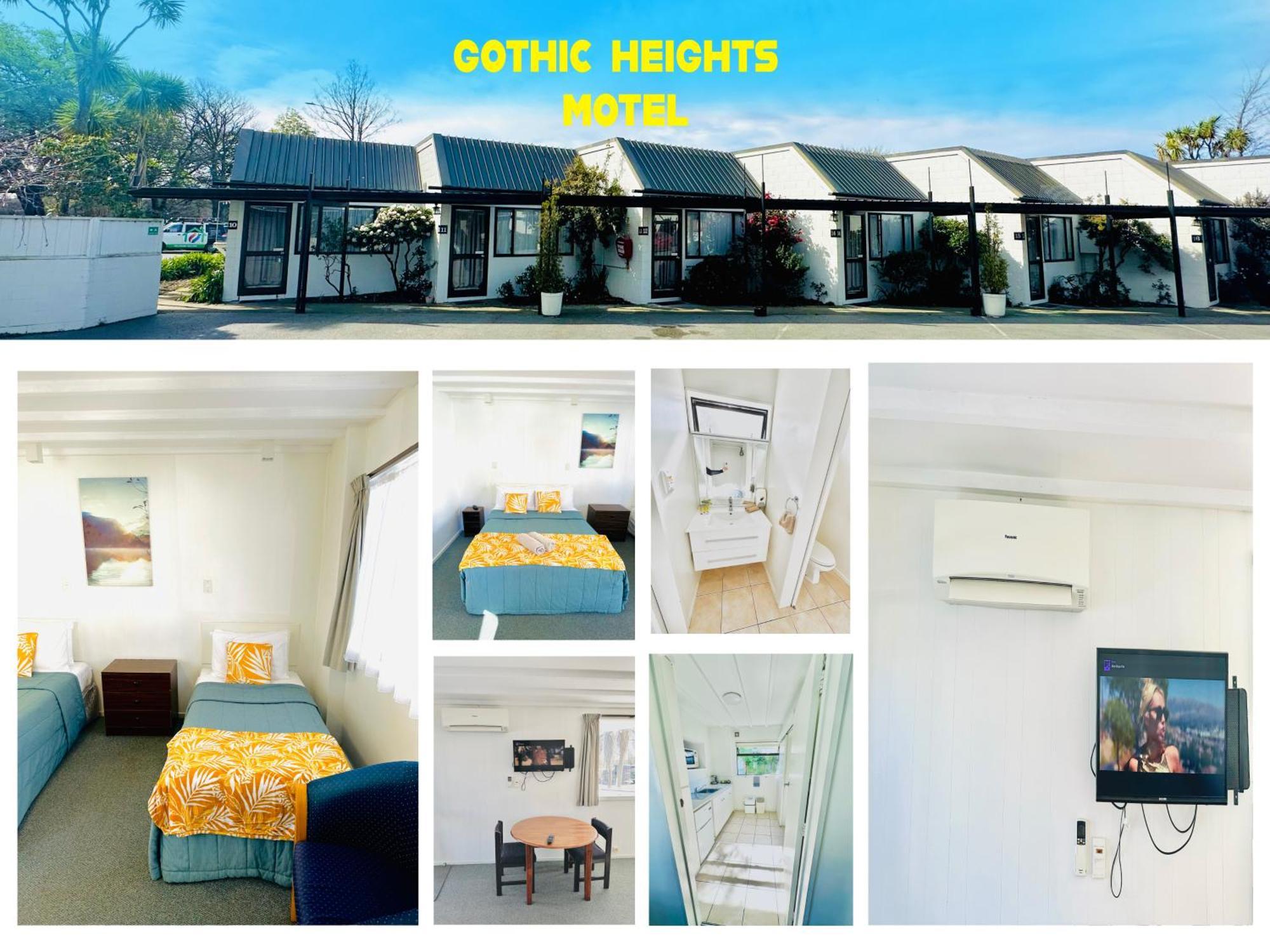 Gothic Heights Motel Christchurch Exteriér fotografie